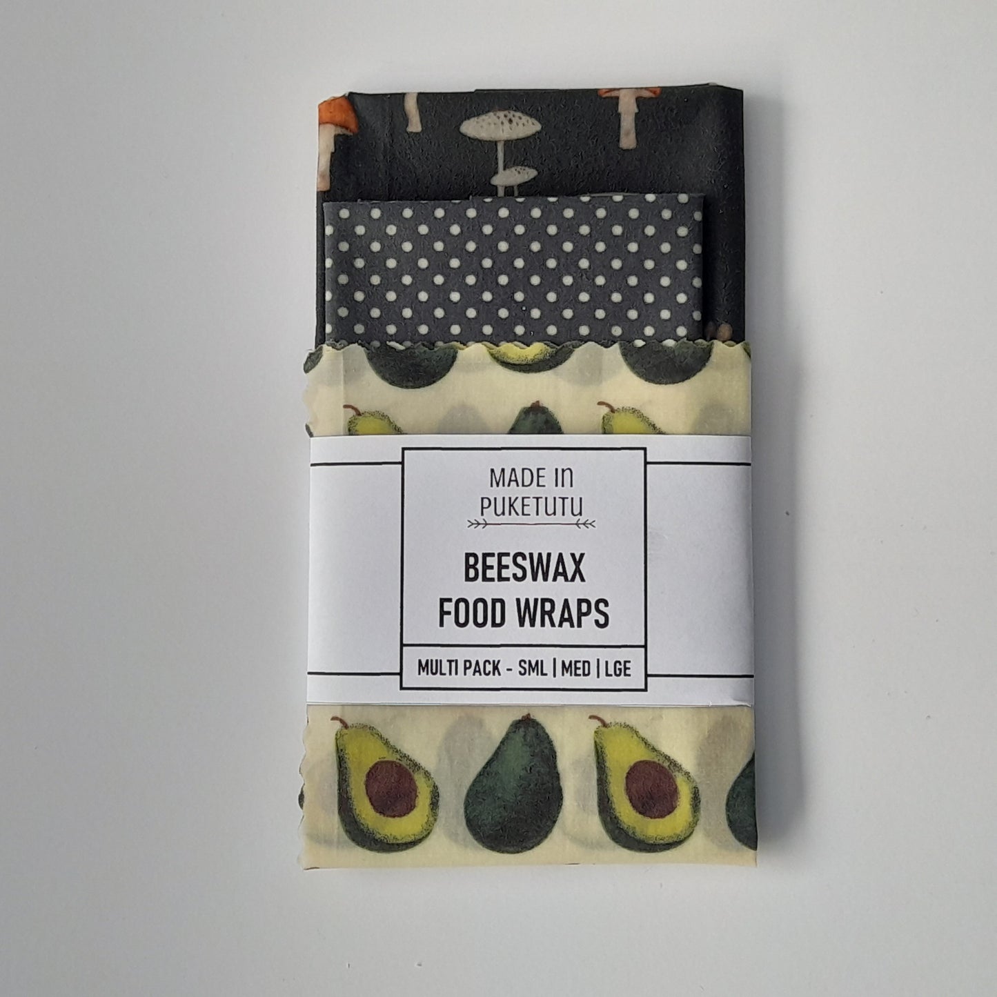 Beeswax Wrap Starter Pack - Mushrooms